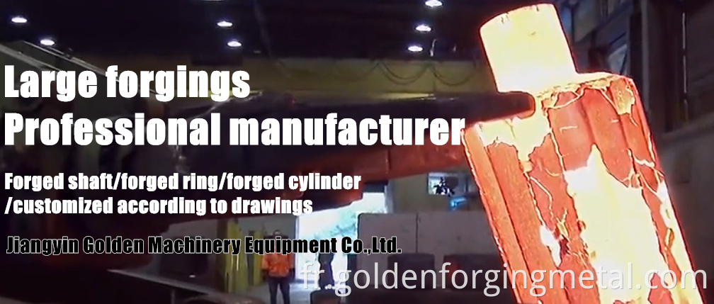 ISO9001 de haute qualité Forge à chaud Pièces de forgeage en acier